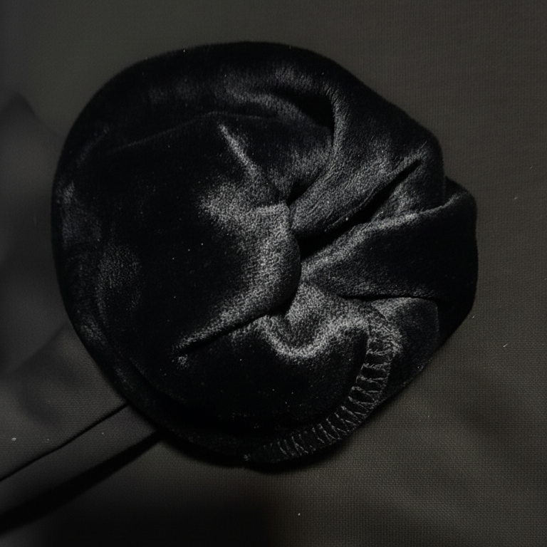 Large Black Oversized Weighted Hoodie