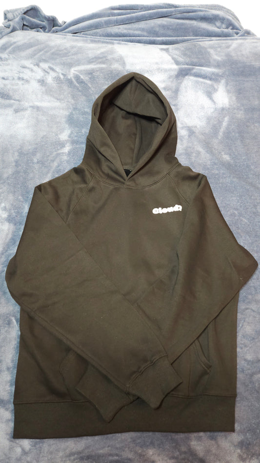 Large Black Oversized Weighted Hoodie